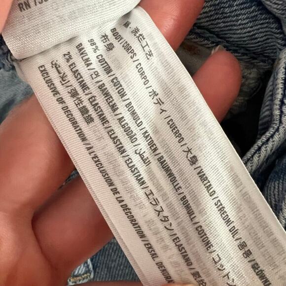 Hollister Women's 25 1R Butterfly Jeans Ultra High Rise Dad Light Wash L31 - Picture 11 of 14